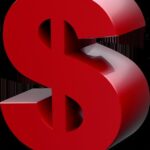 red dollar sign