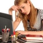stressed student