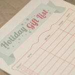 holiday gift list